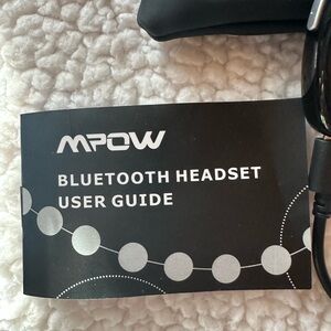 Mpow Black Bluetooth Headset